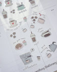 Kuboandlucy Stationery Co | Coffeeholic Sticker Sheet