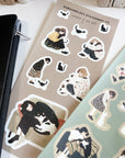 Kathryn and her Kat Sticker Sheet | 2 Designs
