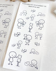 Kuboandlucy Stationery Co | Kaycee & Her Cats Sticker Sheet