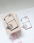 Grumpy Nook | TN and Postmark Rubber Stamp