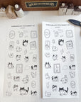 Kuboandlucy Stationery Co | Caturday Sticker Sheet