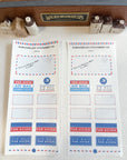 Kuboandlucy Stationery Co | AirMail Envelope V.2 Sticker Sheet
