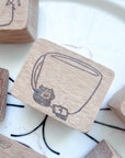 Catdoo Designs | The Cup Label Rubber Stamp