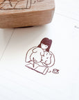 Catdoo Designs | Notebook Entry | Cozy Writing Rubber Stamp