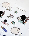 Catdoo | My Daily Life Transparent Sticker Sheet