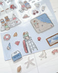 Dana ate Oatmeal | Road Trip to The Beach Sticker Sheet