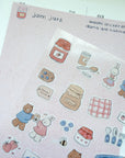 Dana ate Oatmeal | Jam Jar Sticker Sheet