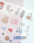 Dana ate Oatmeal | Jam Jar Sticker Sheet