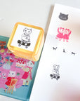 SANBY | Yumi Kitagashi Push Button Self Inking Stamp