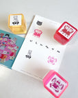 SANBY | Yumi Kitagashi Push Button Self Inking Stamp