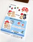 4 Legs | A5 Plastic Folder | Mushroom Town