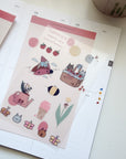 Kuboandlucy x Dana Ate Oatmeal Four Seasons Sticker Sheet
