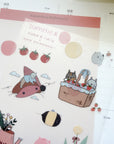 Kuboandlucy x Dana Ate Oatmeal Four Seasons Sticker Sheet