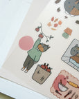 Kuboandlucy x Dana Ate Oatmeal Four Seasons Sticker Sheet