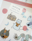 Kuboandlucy x Dana Ate Oatmeal Four Seasons Sticker Sheet