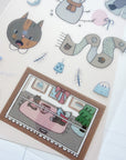 Kuboandlucy x Dana Ate Oatmeal Four Seasons Sticker Sheet