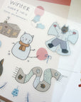 Kuboandlucy x Dana Ate Oatmeal Four Seasons Sticker Sheet