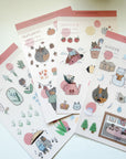 Kuboandlucy x Dana Ate Oatmeal Four Seasons Sticker Sheet