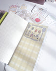 Kuboandlucy Stationery Co | Sticker Release Book | Hobonichi Weeks Size | Veggie Party
