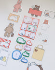 Papier Platz | Nico Recipe | Colorful Animals Mini Sticky Note | 67-005