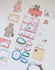 Papier Platz | Nico Recipe Sticky Notes | Full of Bears | 60-024