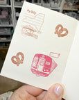 Catdoo Designs x Kuboandlucy | New York | Subway Rubber Stamp