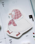 Papier Platz x Shoichiro Tobimatsu | Pink Swan & Scarf Die Cut Sticky Notes | 61-506