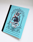 Cozyca | Black Cat Robin A6 Blank Notebook | 26-967