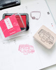 Catdoo Designs x Kuboandlucy | Taco Truck Rubber Stamp