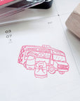 Catdoo Designs x Kuboandlucy | Taco Truck Rubber Stamp