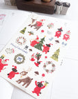 4Legs | Mushroom Cat Merry Christmas Sticker Sheet