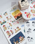 4Legs | 1 Year of Mushroom Cat Sticker Sheet