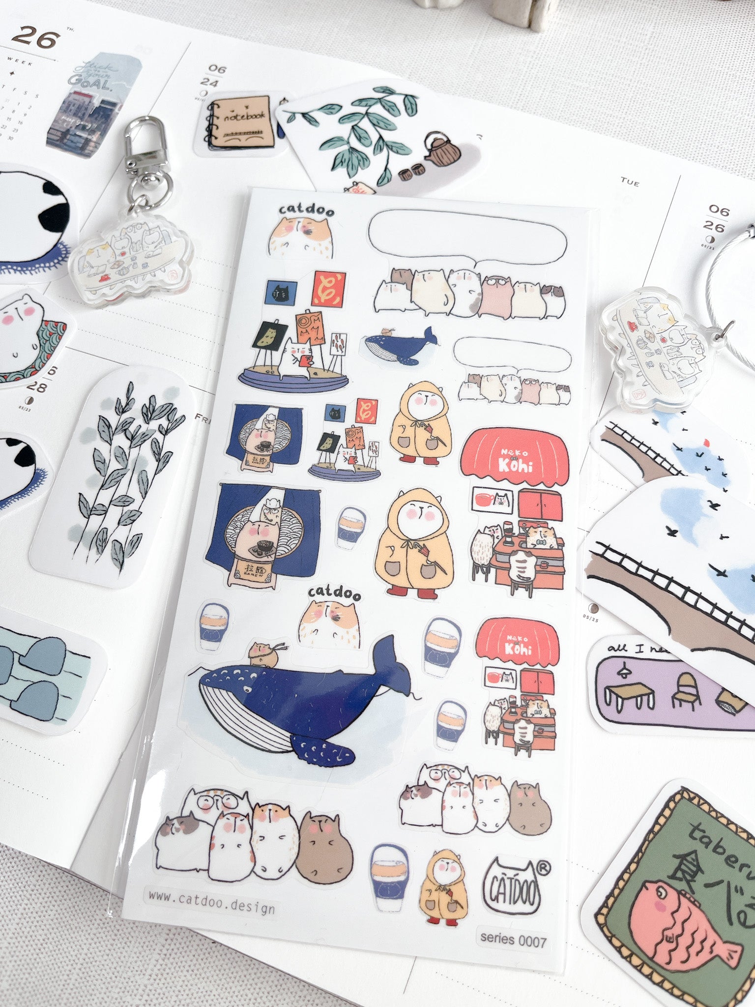Catdoo | Rainy Day Sticker Sheet