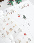 Christmas Elements Washi Sticker Sheet