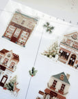 Kuboandlucy Stationery Co | Christmas Village Sticker Sheet