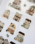 Kuboandlucy Stationery Co | Christmas Village Sticker Sheet