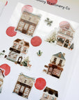 Kuboandlucy Stationery Co | Christmas Village Sticker Sheet