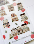 Kuboandlucy Stationery Co | Christmas Village Sticker Sheet