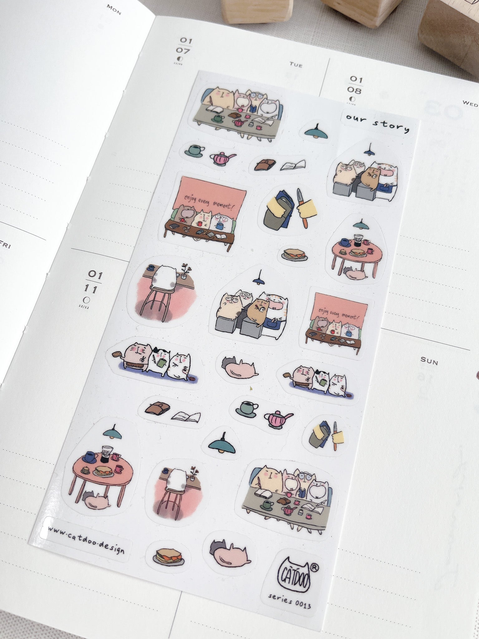 Catdoo | Your Story | Clear Sticker Sheet