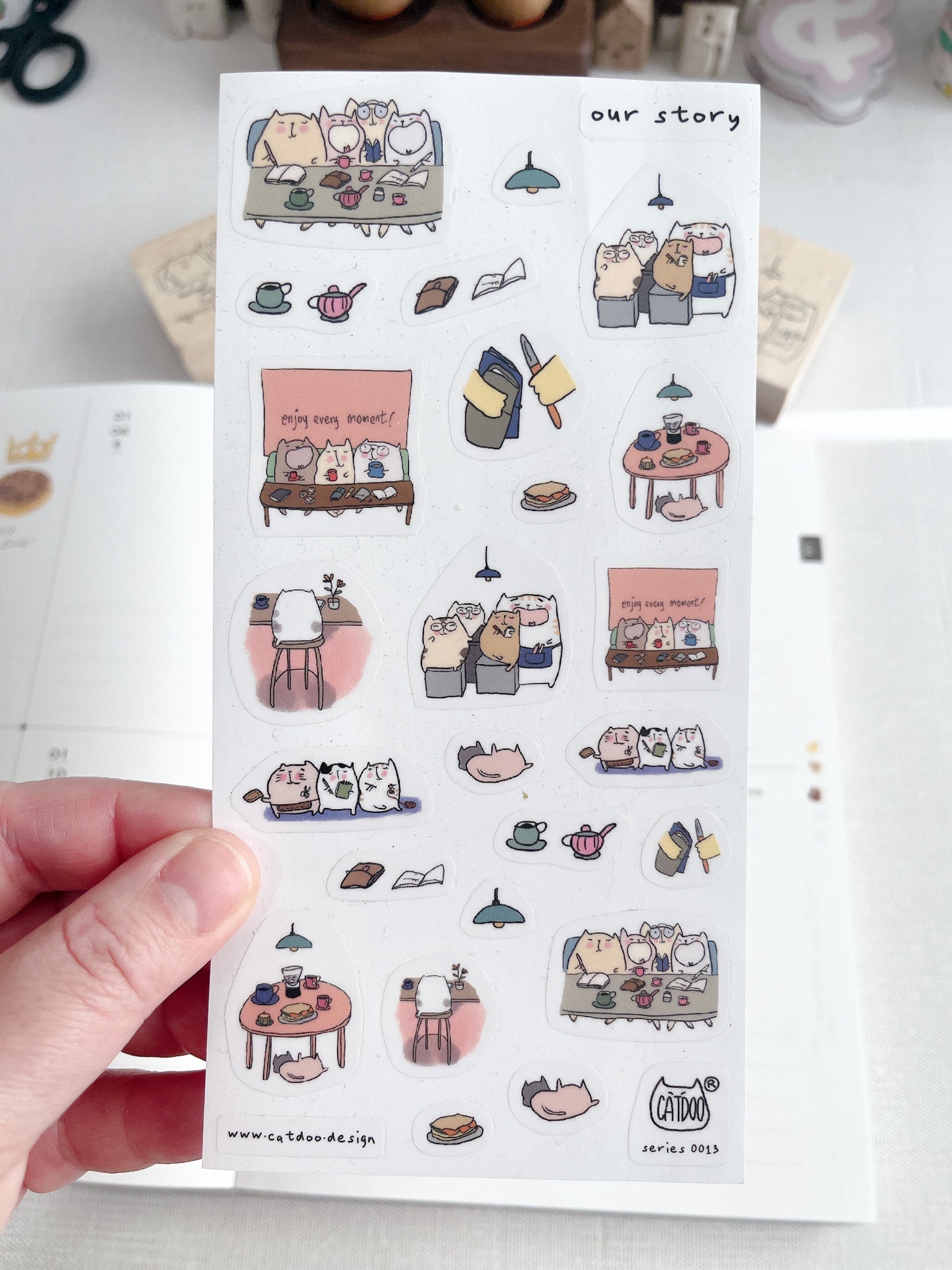 Catdoo | Your Story | Clear Sticker Sheet