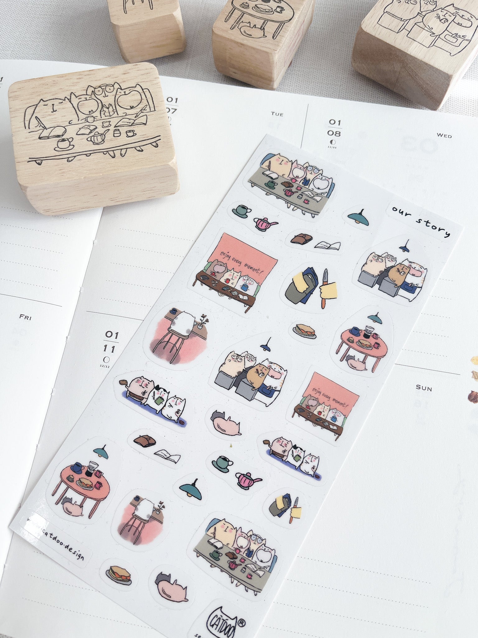 Catdoo | Your Story | Clear Sticker Sheet