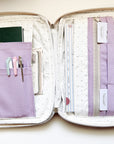 Leyl Handmade | Large A5 Thick Journaling Case | Lavender