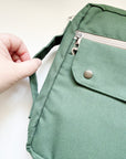 Leyl Handmade | Large A5 Thick Journaling Case | Boho Green