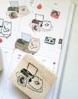 Catdoo Designs | The Cat of Music Rubber Stamp