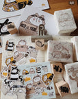 Catdoo | Animals & Fountain Pens Sticker Flakes