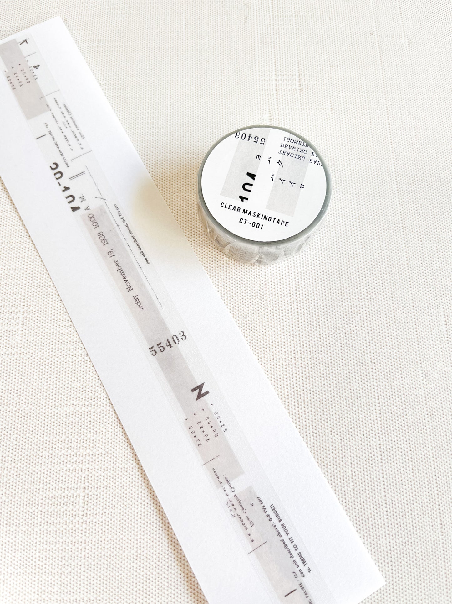 YOHAKU CT-001 Collage Clear Tape