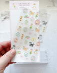 Fukukawashiko | Transparent Sticker Sheet | Hanrin Sakura | QS272