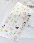 Fukukawashiko | Transparent Sticker Sheet | Hanrin Sakura | QS272