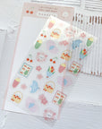 Fukukawashiko | Transparent Sticker Sheet | Hirahira Sakura | QS271