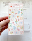 Fukukawashiko | Transparent Sticker Sheet | Hirahira Sakura | QS271